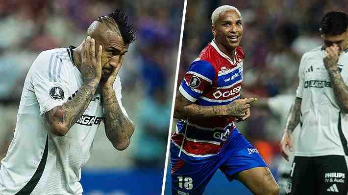 Colo Colo sufrió una goleada ante Fortaleza en Brasil y quedó con pocas chances en la Libertadores