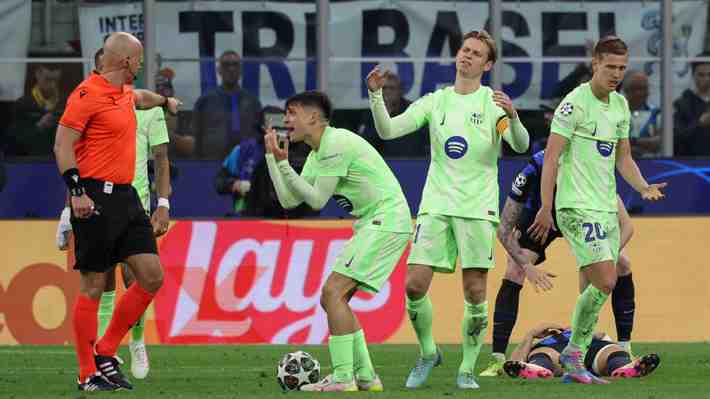 "No es la primera vez", "la UEFA debería...": En Barcelona explotan tras dolorosa derrota ante Inter en Champions... La jugada que reclaman