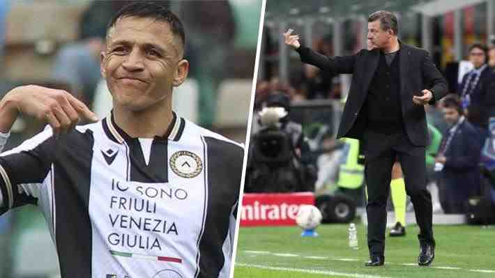 DT del Udinese se molesta y da tajante respuesta al ser consultado por Alexis Sánchez