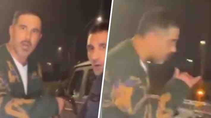 Video| Captan a Claudio Bravo increpando a conductor que lo chocó en la Ruta 5