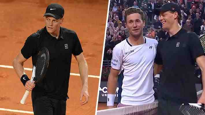 Sinner humilló a Ruud en cuartos del Masters 1.000 de Roma: Cómo se juegan las semis y la insólita frase del noruego