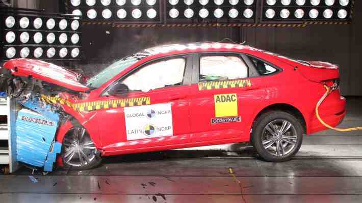 El Volkswagen Jetta logra máxima calificación en las pruebas de seguridad de Latin NCAP