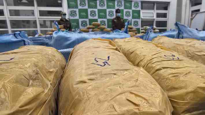 Fiscalización carretera de Carabineros culmina con el mayor decomiso de droga procesada en la historia de Coquimbo