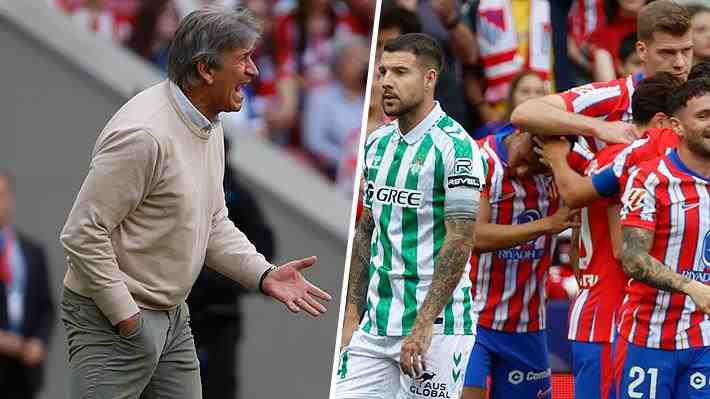 El Betis de Pellegrini quedó fuera de la lucha por la Champions tras ser goleado por el Atlético