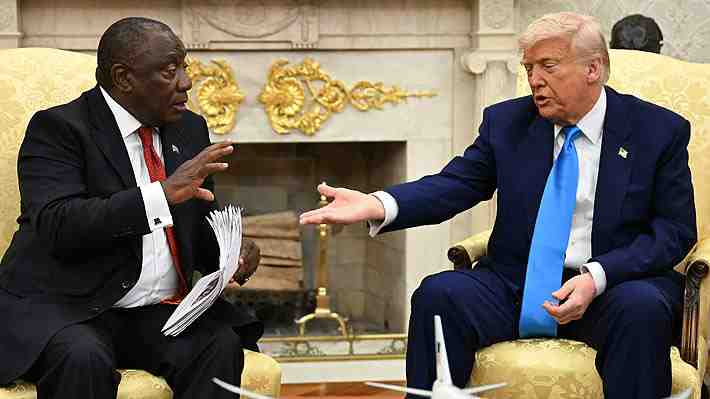 El &#34;genocidio&#34; blanco que denunció Trump en tensa reunión con el presidente de Sudáfrica