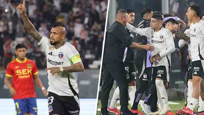 Colo Colo juega su mejor partido en mucho tiempo y arrolla a Unión Española en lo que pudo ser la despedida de Jorge Almirón