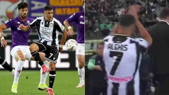 ¿Su despedida? Alexis Sánchez fue titular y salió ovacionado en derrota de Udinese ante la Fiorentina... Mira las imágenes