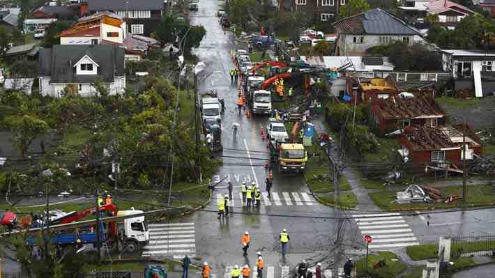 Puerto Varas: Ejemplo de civilidad que se aferra al espíritu &#34;del sur&#34; para superar el tornado