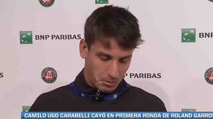 La brutal honestidad de argentino Ugo Carabelli tras perder en Roland Garros y que causó furor en redes sociales... Mira el momento