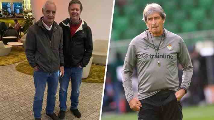 Les pagó todo: Quiénes son los chilenos a los que Pellegrini invitó a la final de la Conference League y su lazo con el DT