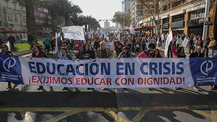 Colegio de Profesores llama a paro nacional por quinta vez en poco más de un año