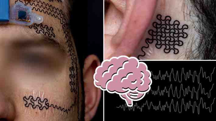 Crean un “tatuaje” electrónico y no permanente que permite medir la tensión mental: Así es como funciona