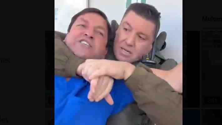 Video | Funcionarios de salud de Viña son detenidos en confuso incidente con carabineros: Acusan fuerza desmedida
