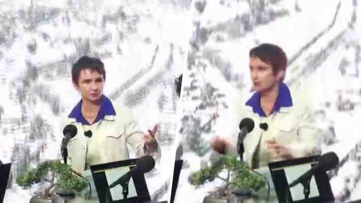 Video | Se paró asustada: La reacción de Tohá en entrevista en vivo en Atacama por el fuerte sismo