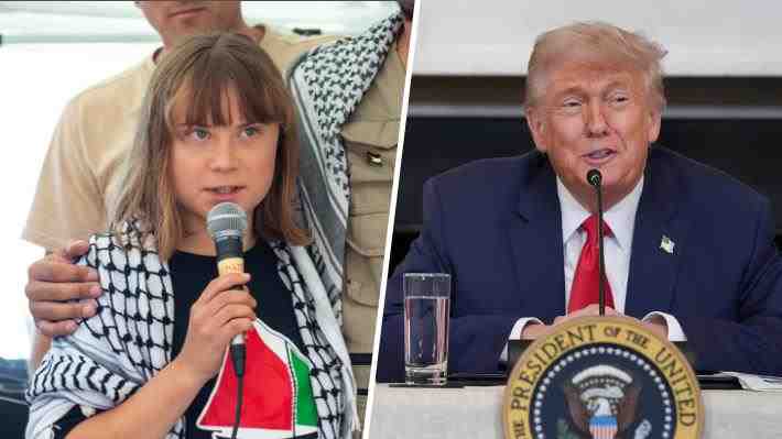"Debería ir a clases de control de ira": Trump carga contra Greta Thunberg tras acusar que fue secuestrada por Israel