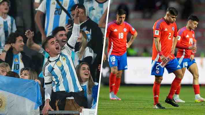 Video: El burlesco cántico que los hinchas argentinos entonaron en el estadio por la eliminación de Chile