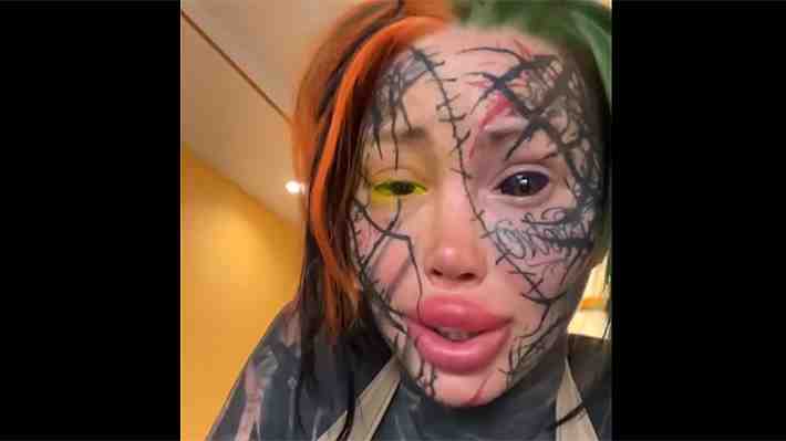 Modelo canadiense casi pierde su ojo izquierdo luego de pintárselo para parecer una "diosa de otro mundo"