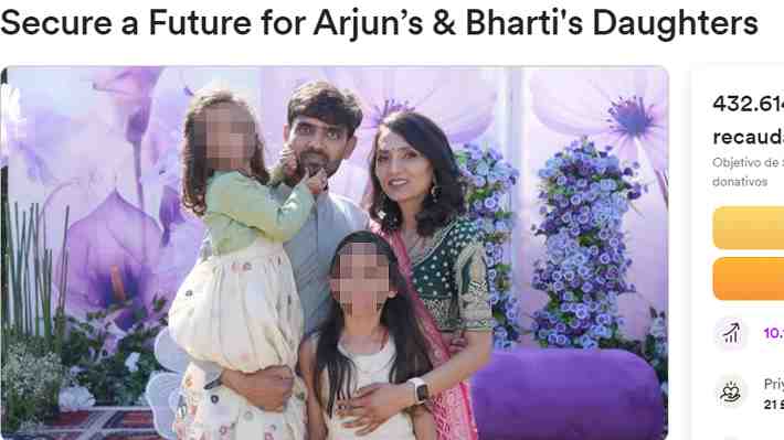 Accidente de Air India deja a dos niñas británicas huérfanas: Su padre iba en el avión tras esparcir las cenizas de su esposa
