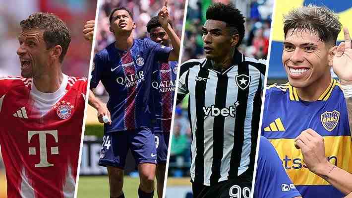 Bayern y PSG meten miedo, Botafogo ganó y llega el debut de los chilenos: Repasa los grupos y la agenda del lunes en el Mundial de Clubes