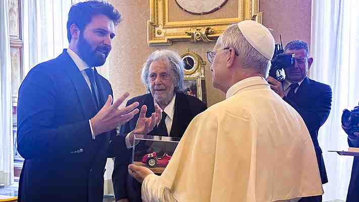León XIV tiene su primera reunión con una estrella de Hollywood: Recibió a Al Pacino