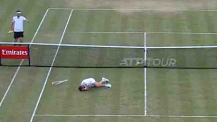 Video: El brutal pelotazo en la cara que recibió el polémico Corentin Moutet en el partido contra Taylor Fritz