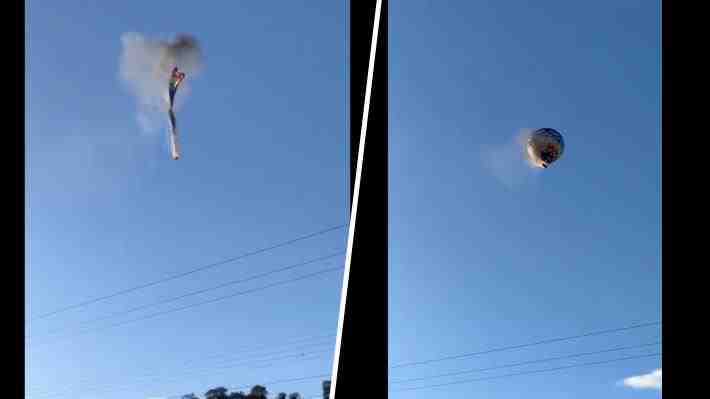 Tragedia en Brasil: Globo aerostático cae tras incendiarse en el aire y deja al menos ocho muertos
