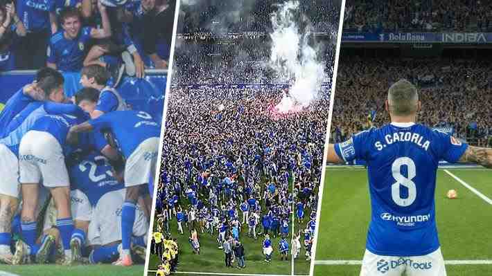Histórico: El Real Oviedo de Santi Cazorla vuelve a la Primera División de España luego de 24 años