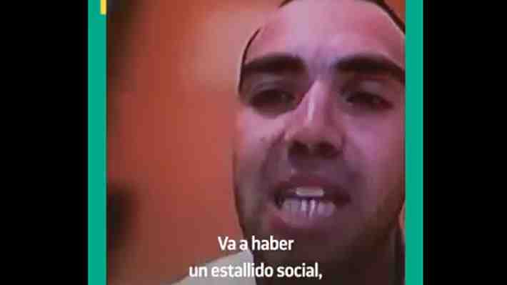 Video | "Va a haber un estallido social": Formalizado por golpear a conserje se descontrola en plena audiencia y encara a jueza