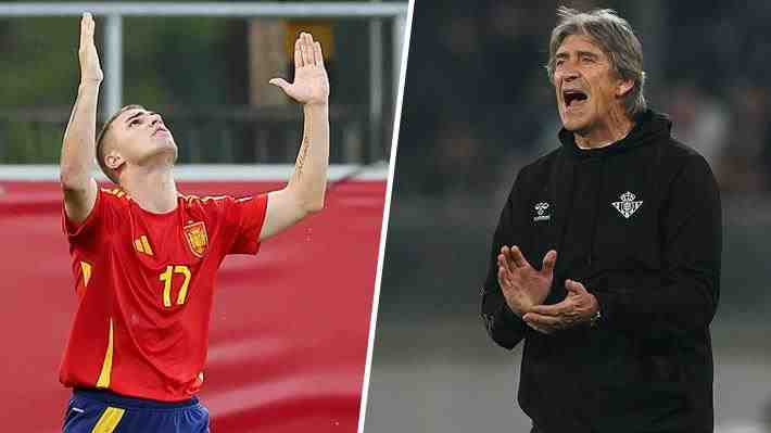 Mira el golazo que Pablo García hizo para la selección juvenil de España y el recado que le mandó a Manuel Pellegrini