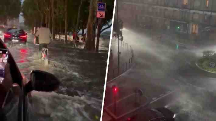 Video: Alerta en Francia por fuerte temporal en pleno verano