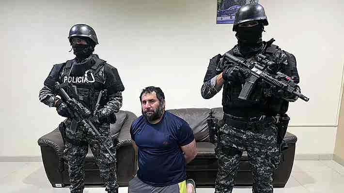 Capturan a "Fito", el criminal más buscado de Ecuador: Se había fugado de cárcel en enero de 2024