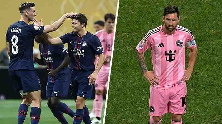 Paris Saint-Germain vapuleó al Inter Miami de Lionel Messi y se instaló en cuartos del Mundial de Clubes