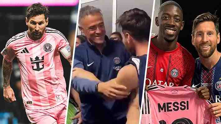 El dolor de Messi tras la eliminación del Inter Miami, su emotivo cruce con Luis Enrique y el regalo que recibió de Dembélé en el Mundial de Clubes
