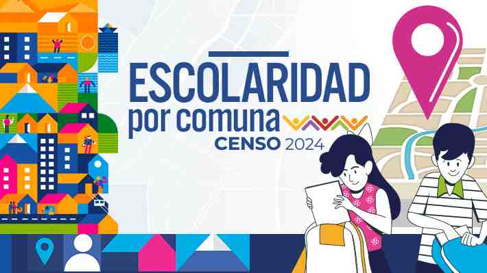 Censo 2024: Las comunas que se ubican en los extremos de años promedio de escolaridad y el zoom a la RM