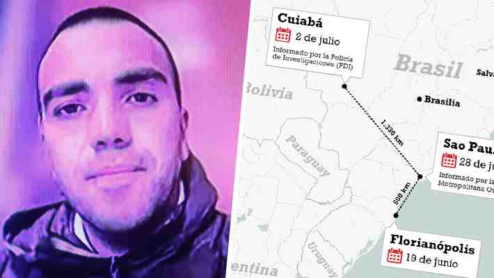 El periplo de Martín de los Santos por Brasil: Escondido 15 días en tres ciudades