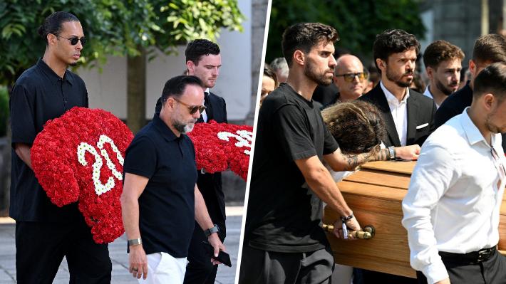 Las conmovedoras imágenes del último adiós a Diogo Jota y el tremendo gesto  que tendrá el Liverpool con su familia | Emol.com