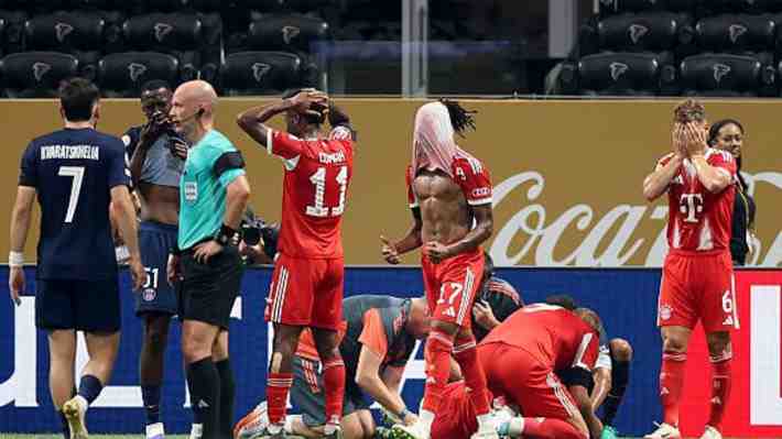 Escalofriante lesión de Jamal Musiala en el Bayern-PSG por el Mundial de Clubes