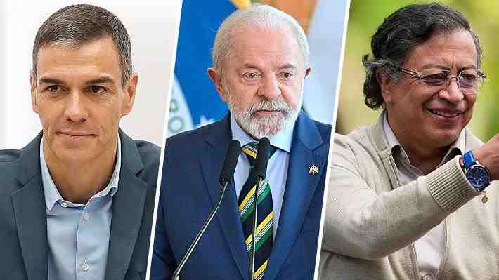 Sánchez, Lula y Petro entre otros: El "momentum" de los invitados estelares de Boric a cumbre en Santiago