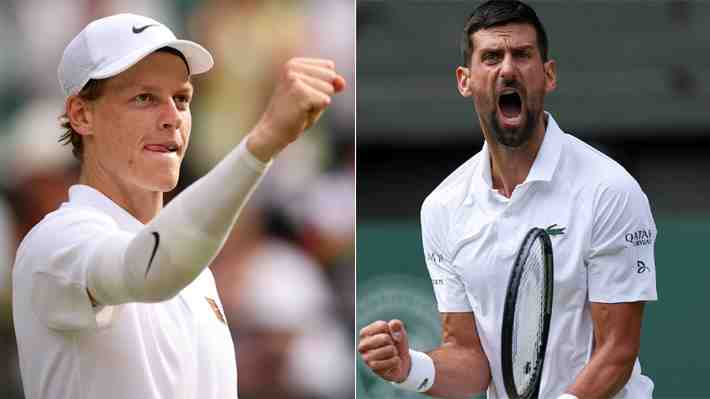 Sinner arrasó y Djokovic sigue firme y rompe otro récord: Así se jugarán las semifinales de Wimbledon