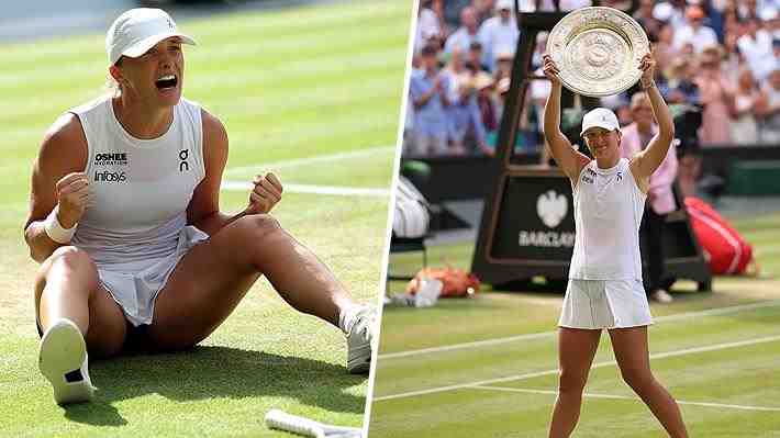 Iga Swiatek humilla por doble 6-0 a Amanda Anisimova y conquista su primer Wimbledon en una histórica final
