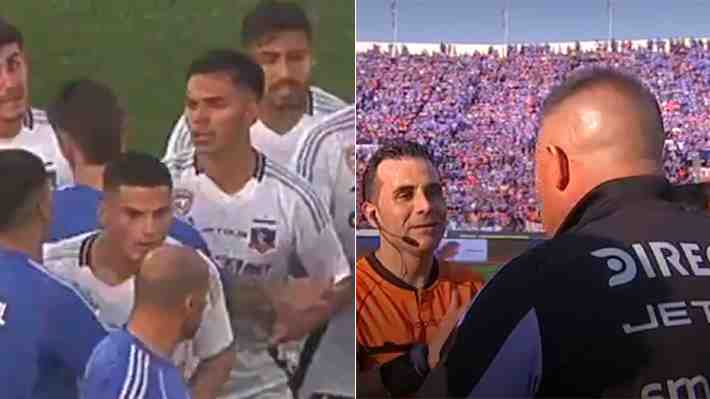 Revisa el manotazo de Marcelo Díaz a Esteban Pavez y la expulsión de Jorge Almirón en el clásico U-Colo Colo