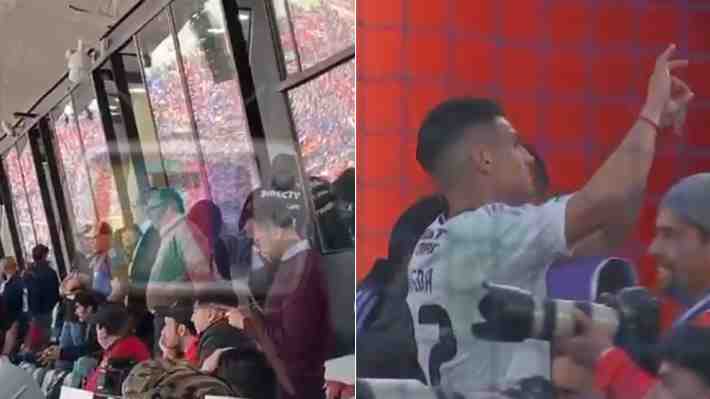 Mira la viralizada discusión entre Aníbal Mosa y Cristián Zavala y los provocadores gestos de Lucas Cepeda a la hinchada de la U