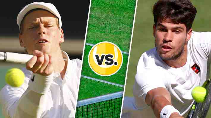 ¡En vivo! Jannik Sinner y Carlos Alcaraz chocan en la final de Wimbledon