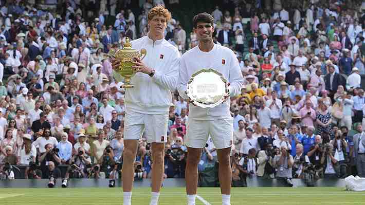 "Lo mejor está por llegar", "no sabía qué hacer": Las frases de Sinner y Alcaraz tras la final de Wimbledon y el gran premio en dinero que ganaron