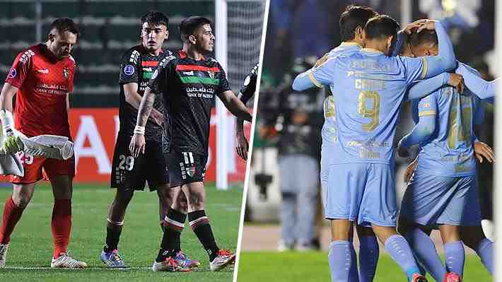 Palestino sufrió dura derrota con polémica ante Bolívar y quedó muy complicado en la Copa Sudamericana