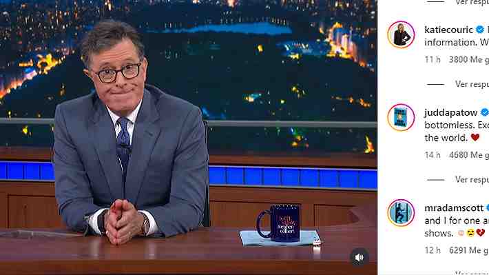 CBS cancela programa de Stephen Colbert: Presentador había criticado acuerdo entre conglomerado dueño del canal y Trump