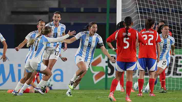 Chile sufrió agónica derrota ante Argentina en la Copa América Femenina