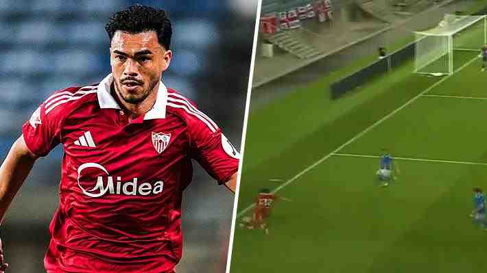Gabriel Suazo debutó con una asistencia en duelo amistoso del Sevilla