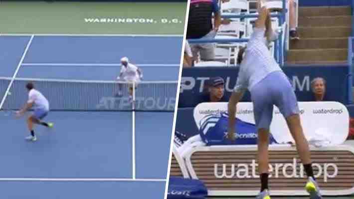 "El match point más dramático del año": La espectacular secuencia entre Corentin Moutet y Daniil Medvedev y el ataque de furia del ruso
