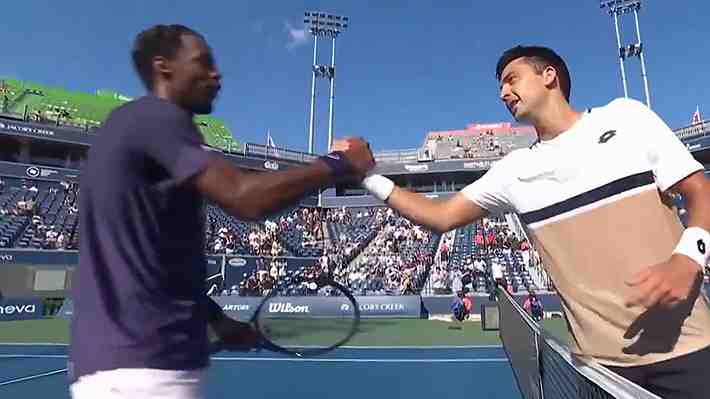 Espectacular Tomás Barrios: Salva cuatro match points y derrota a Gael Monfils en su debut en el Masters 1.000 de Toronto